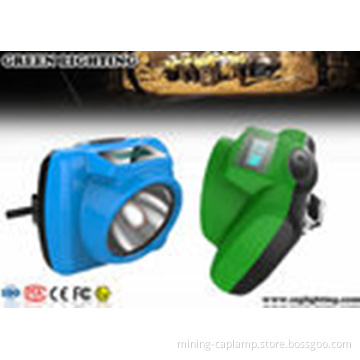 13000 Lux Helmet Lamp With OLED Screen